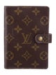 Louis Vuitton Monogram Small Ring Agenda Cover