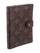 Louis Vuitton Monogram Small Ring Agenda Cover