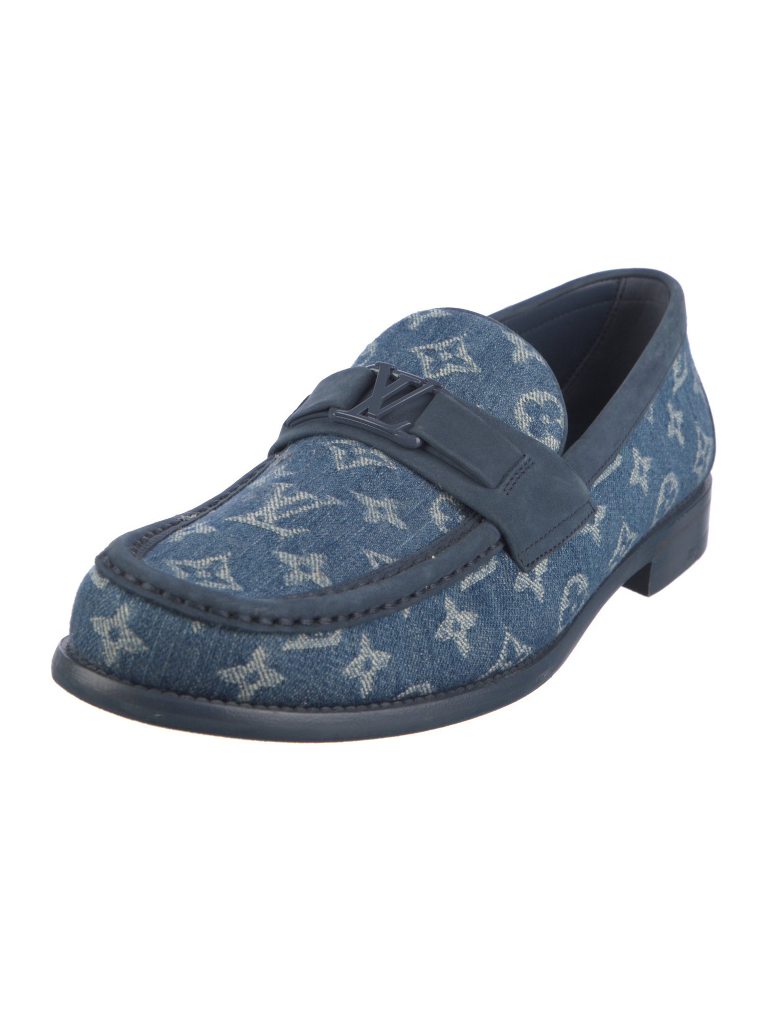 Louis Vuitton LV Monogram Denim Loafers