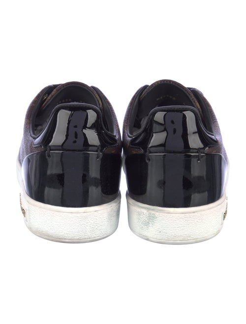 Louis Vuitton LV Monogram Leather Trim Embellishment Sneakers