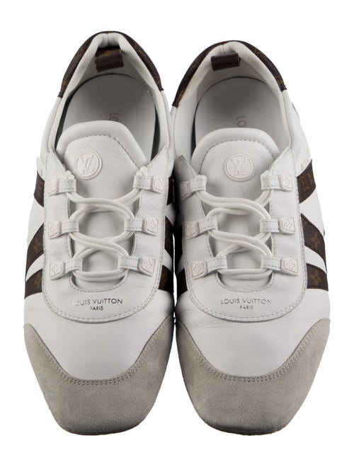 Louis Vuitton Leather Printed Sneakers