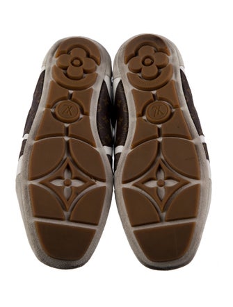 Louis Vuitton Leather Printed Sneakers