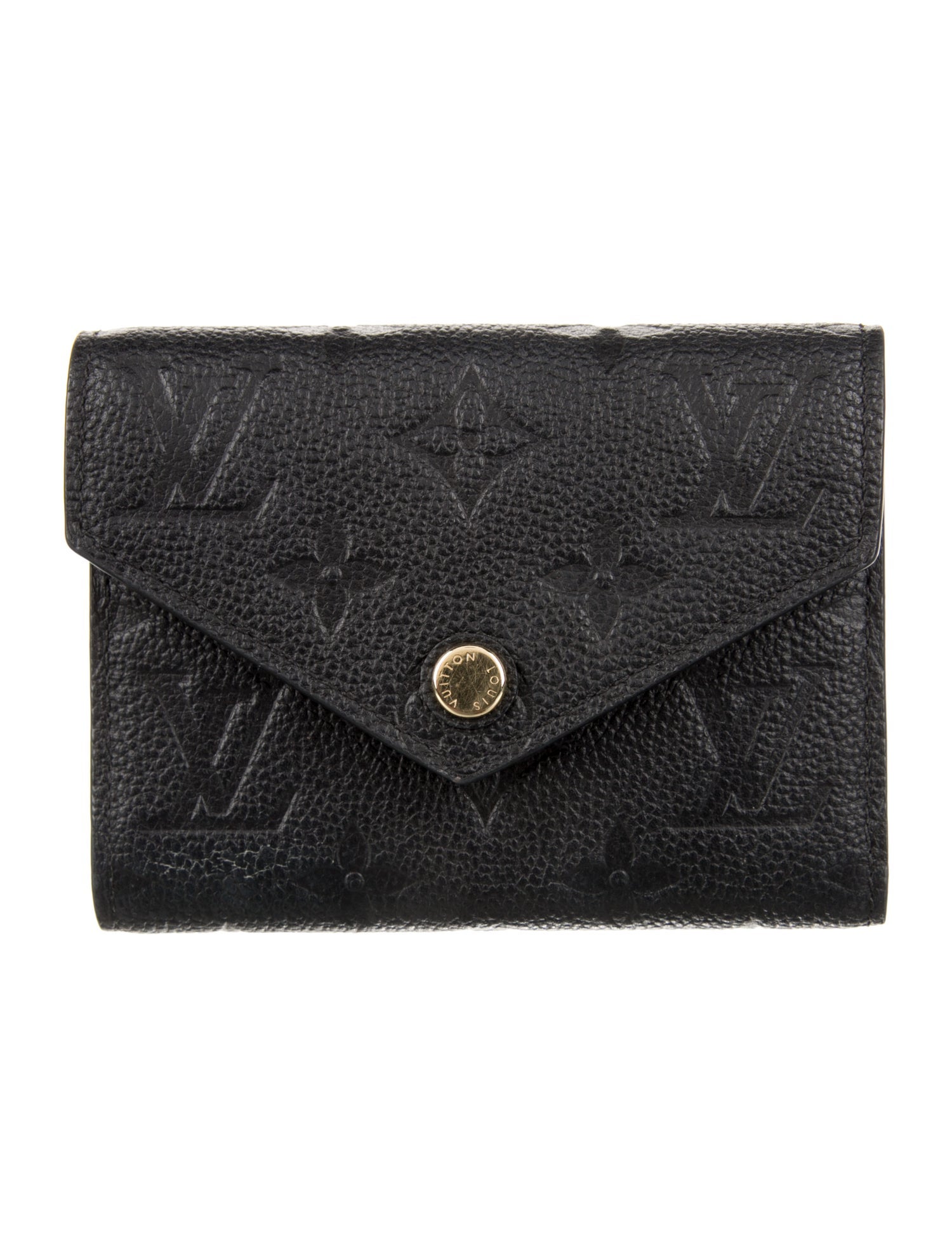 Louis Vuitton LV Monogram Empreinte Leather Victorine Wallet