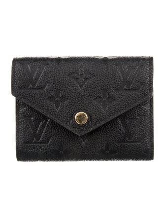 Louis Vuitton LV Monogram Empreinte Leather Victorine Wallet