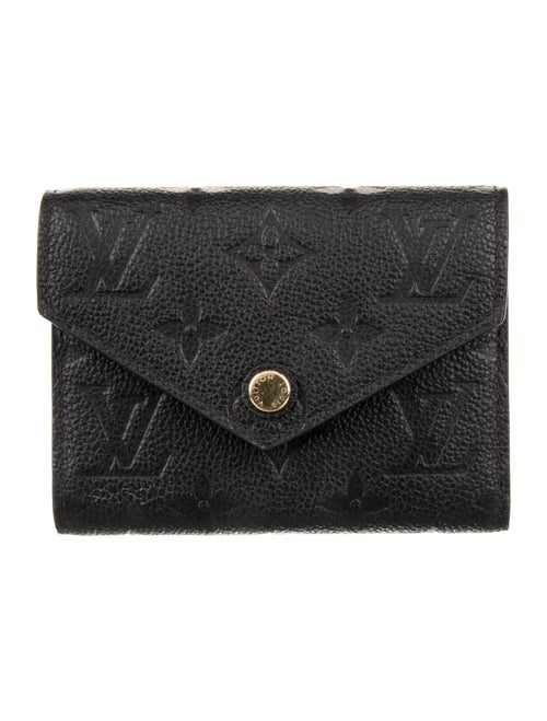 Louis Vuitton LV Monogram Empreinte Leather Victorine Wallet