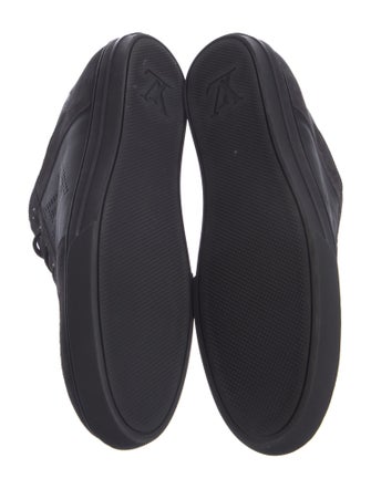 Louis Vuitton Signature Logo Suede Sneakers