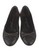 Louis Vuitton LV Monogram Embossed Leather Ballet Flats