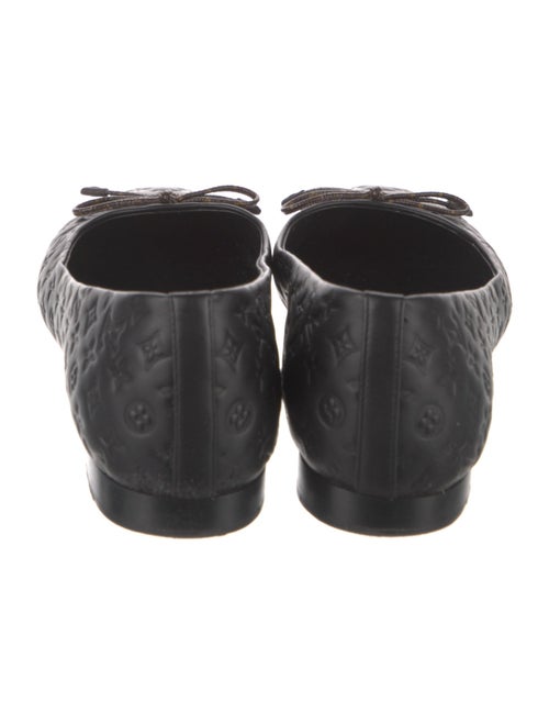 Louis Vuitton LV Monogram Embossed Leather Ballet Flats