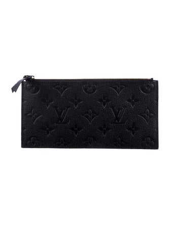 Louis Vuitton LV Monogram Empreinte Leather Pochette Félicie Insert
