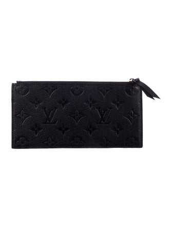 Louis Vuitton LV Monogram Empreinte Leather Pochette Félicie Insert