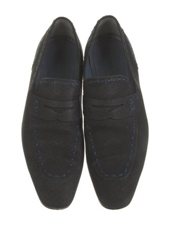 Louis Vuitton Suede Dress Loafers