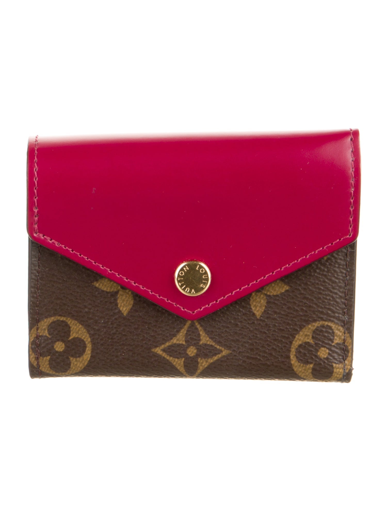 Louis Vuitton Monogram Pattern Coated Canvas Zoé Wallet