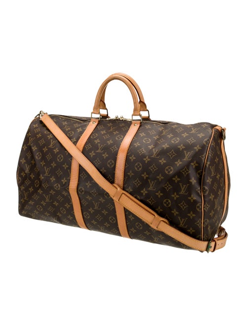 Louis Vuitton LV Monogram Keepall Bandouliere 55