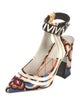 Louis Vuitton Satin Printed Pumps