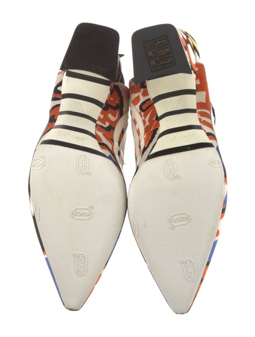 Louis Vuitton Satin Printed Pumps
