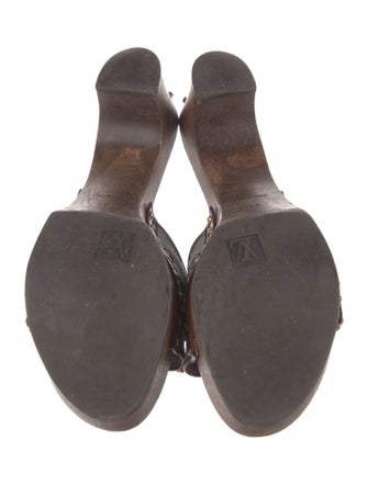 Louis Vuitton LV Monogram Canvas Slides