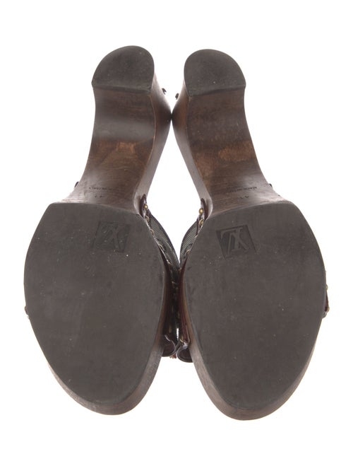 Louis Vuitton LV Monogram Canvas Slides