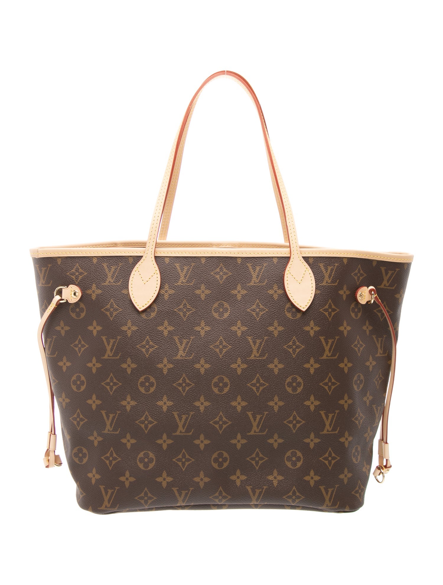 Louis Vuitton LV Monogram Neverfull w/Pouch MM