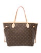 Louis Vuitton LV Monogram Neverfull w/Pouch MM