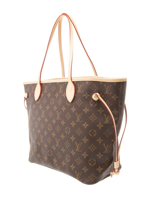 Louis Vuitton LV Monogram Neverfull w/Pouch MM