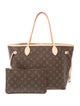 Louis Vuitton LV Monogram Neverfull w/Pouch MM