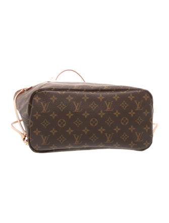 Louis Vuitton LV Monogram Neverfull w/Pouch MM
