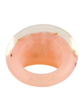 Louis Vuitton Crystal & Resin Inclusion Band Ring