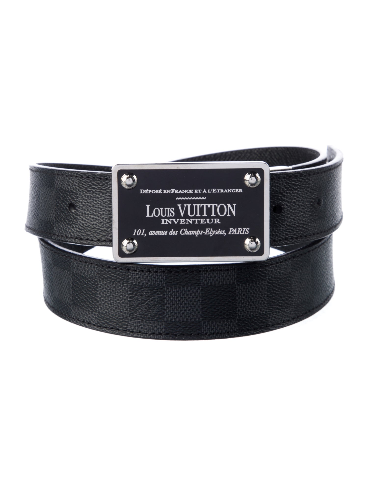 Louis Vuitton 2011 Inventeur Reversible 35MM Belt Kit
