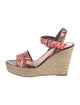Louis Vuitton Leather Printed Espadrilles