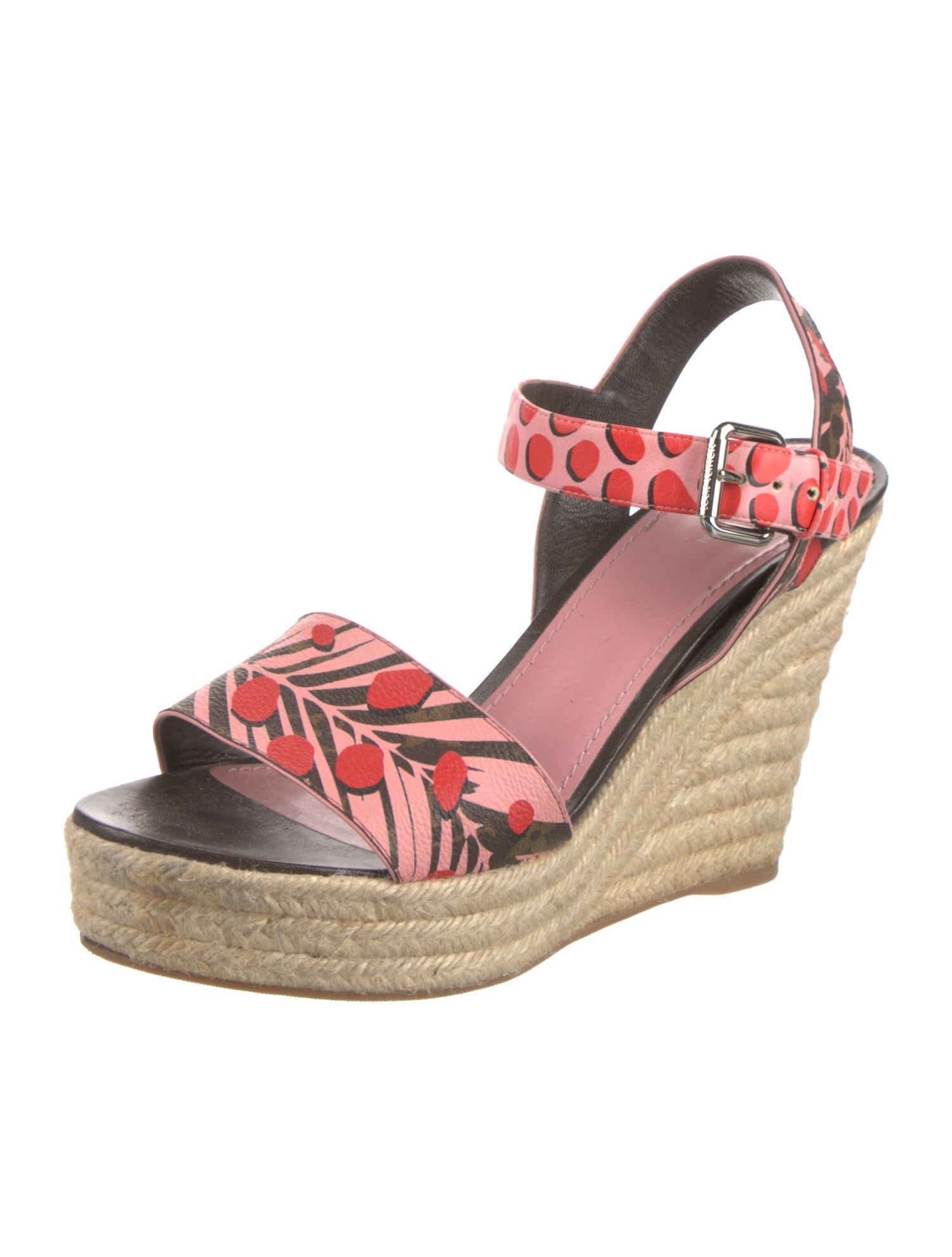 Louis Vuitton Leather Printed Espadrilles