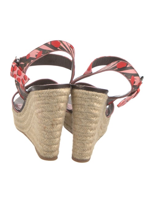 Louis Vuitton Leather Printed Espadrilles