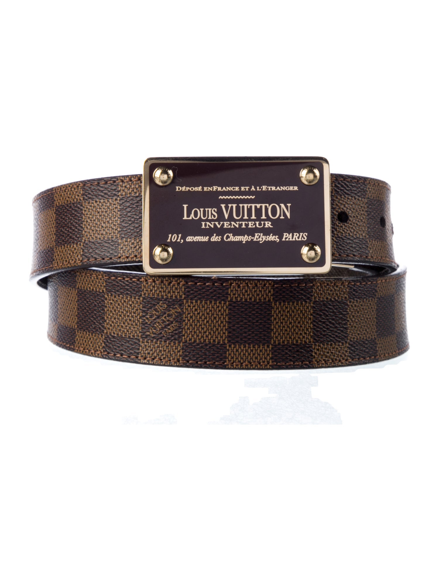Louis Vuitton 2012 Inventeur Reversible 40MM Belt Kit