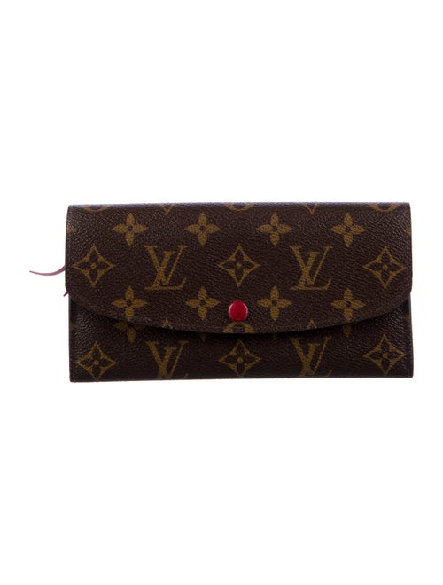 Louis Vuitton LV Monogram Coated Canvas Emilie Wallet