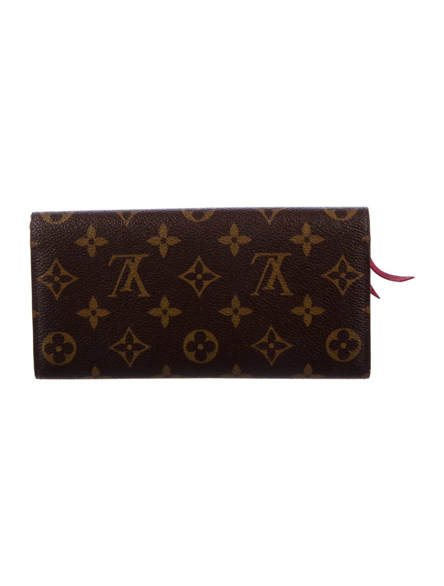 Louis Vuitton LV Monogram Coated Canvas Emilie Wallet