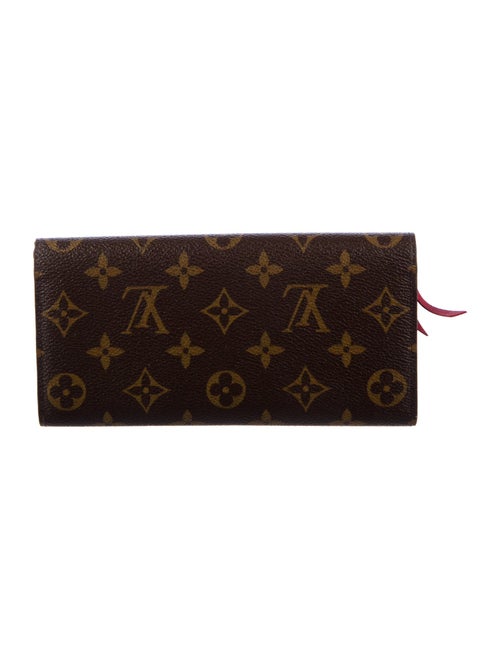 Louis Vuitton LV Monogram Coated Canvas Emilie Wallet