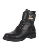 Louis Vuitton Leather Combat Boots