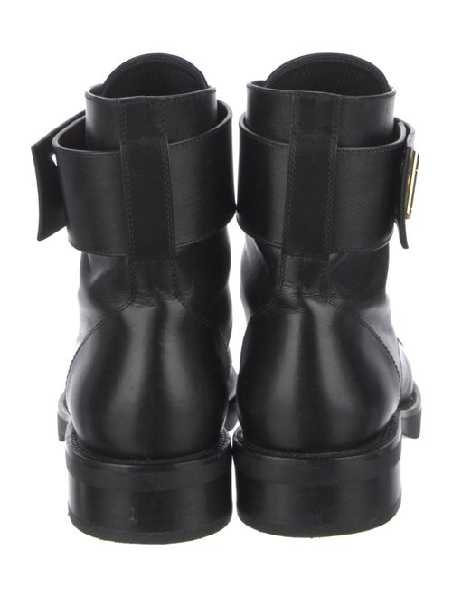 Louis Vuitton Leather Combat Boots