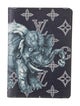 Louis Vuitton Ink Monogram Savane Elephant Canvas Chapman Passport Holder