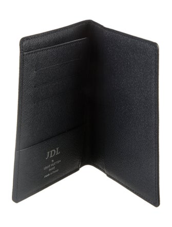 Louis Vuitton Ink Monogram Savane Elephant Canvas Chapman Passport Holder