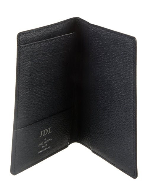 Louis Vuitton Ink Monogram Savane Elephant Canvas Chapman Passport Holder