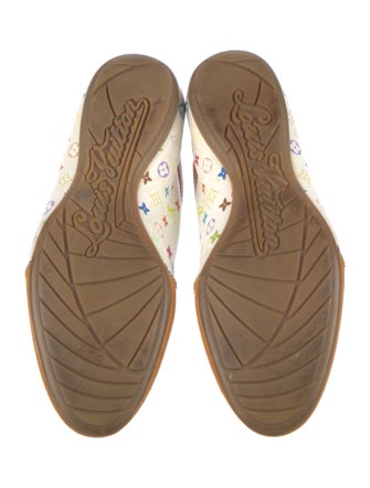 Louis Vuitton Multicolore Monogram Pattern Leather Trim Embellishment Sneakers