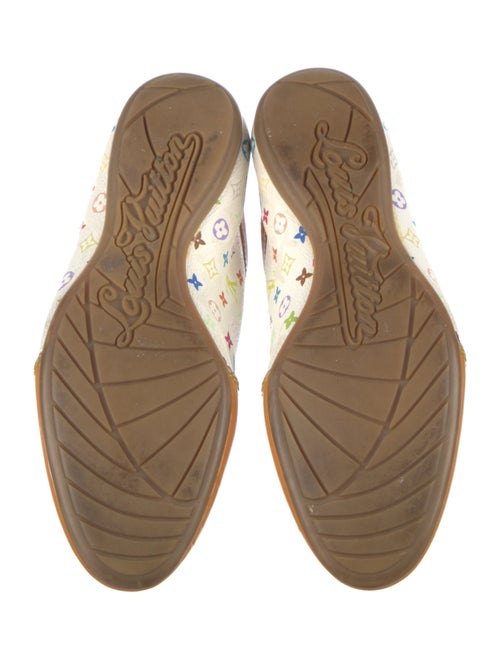 Louis Vuitton Multicolore Monogram Pattern Leather Trim Embellishment Sneakers