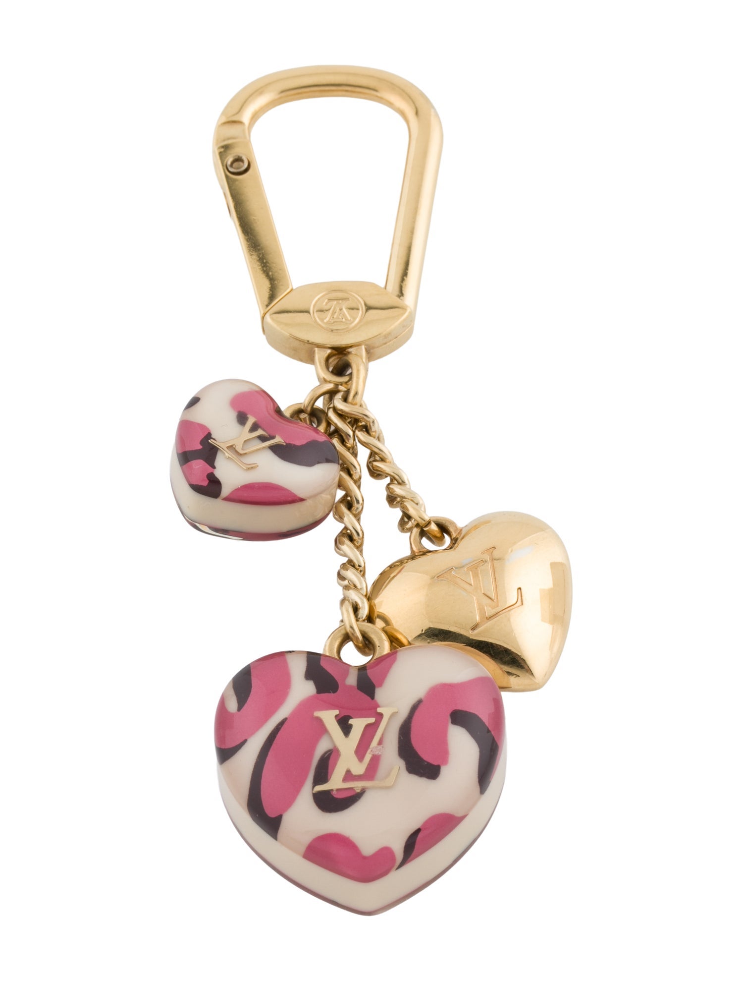 Louis Vuitton Leopard Heart Coeur Bag Charm