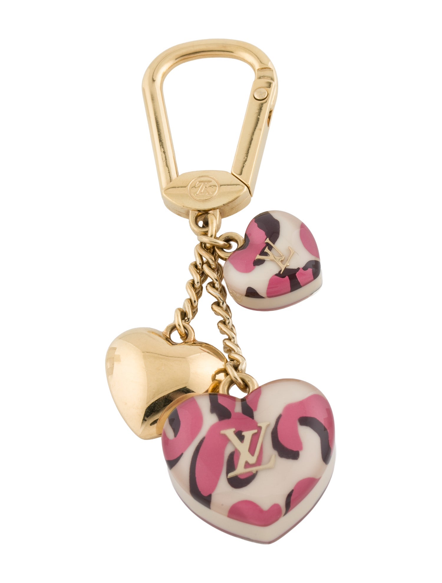 Louis Vuitton Leopard Heart Coeur Bag Charm