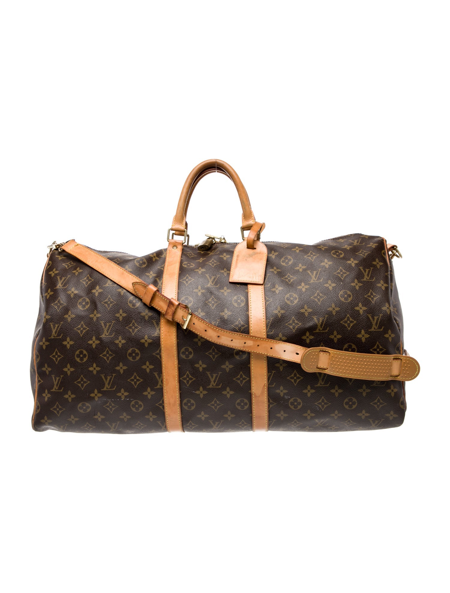 Louis Vuitton LV Monogram Keepall Bandouliere 55 Vintage