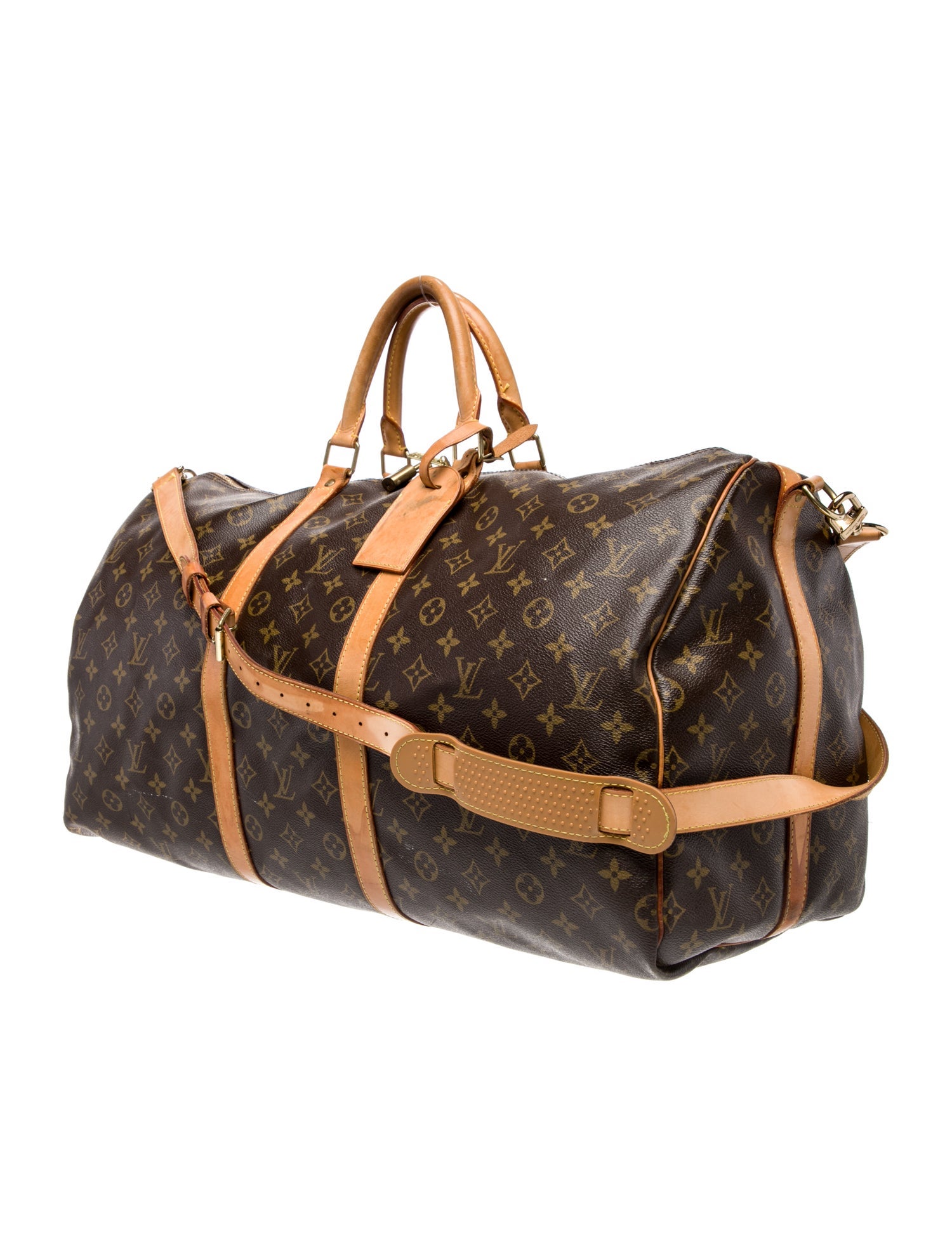 Louis Vuitton LV Monogram Keepall Bandouliere 55 Vintage