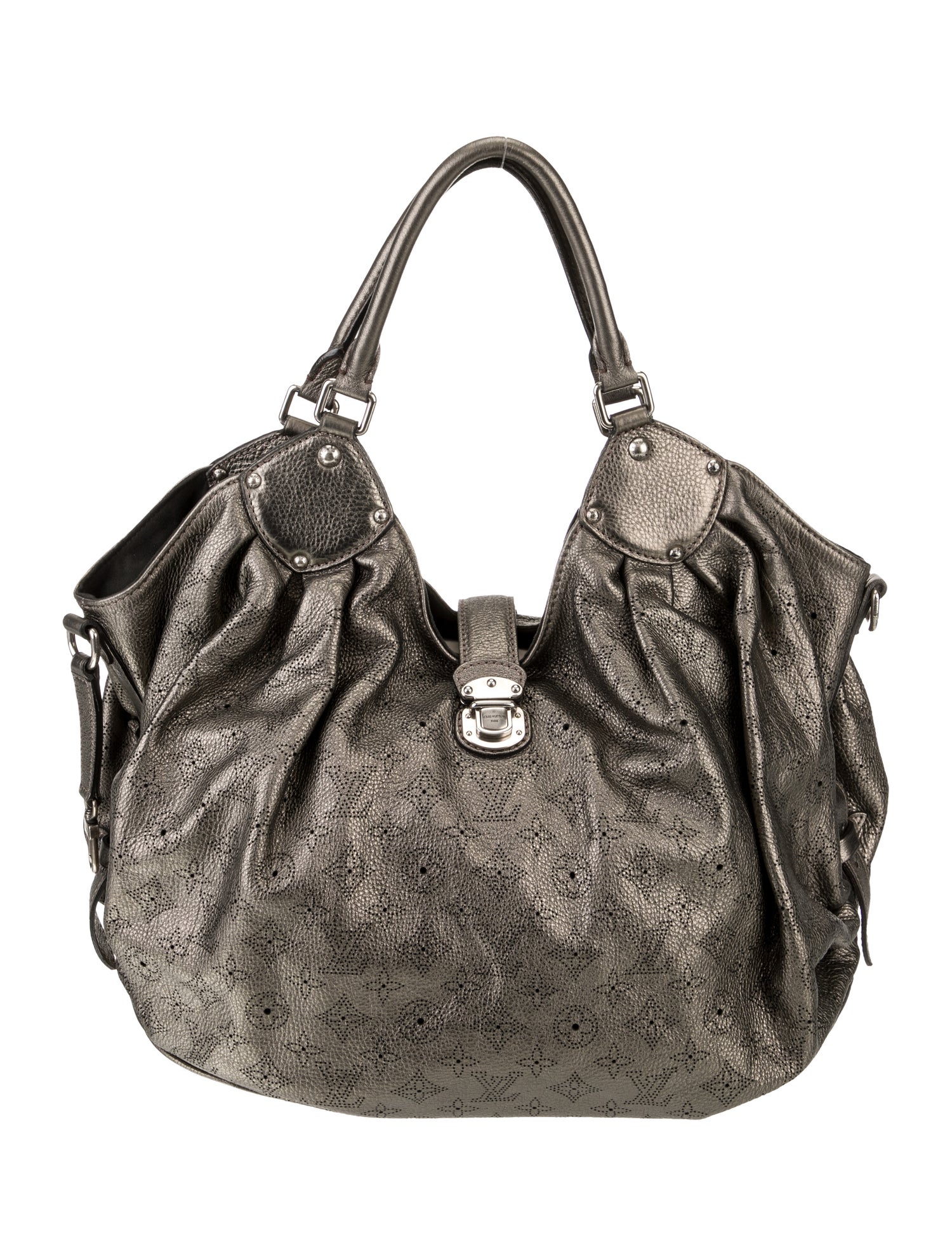 Louis Vuitton LV Monogram Mahina Hobo XL Vintage