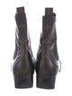 Louis Vuitton Monogram Idylle Pattern Leather Chelsea Boots