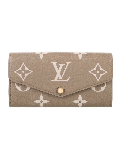 Louis Vuitton Monogram Giant Pattern Empreinte Leather Sarah Wallet