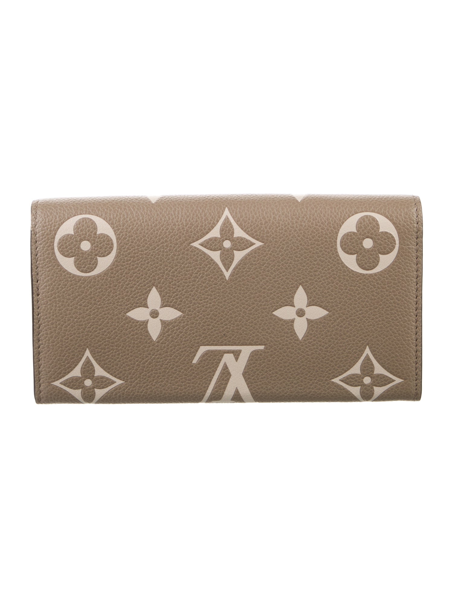 Louis Vuitton Monogram Giant Pattern Empreinte Leather Sarah Wallet